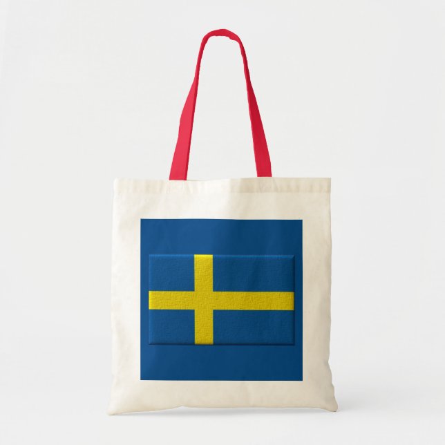 Tote Bag Drapeau suédois (Devant)