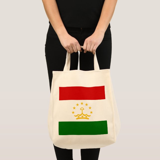 Tote Bag Drapeau Tadjikistan (Devant (produit))