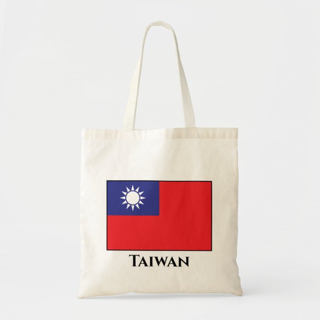 Tote Bag Drapeau Taïwan (Devant)