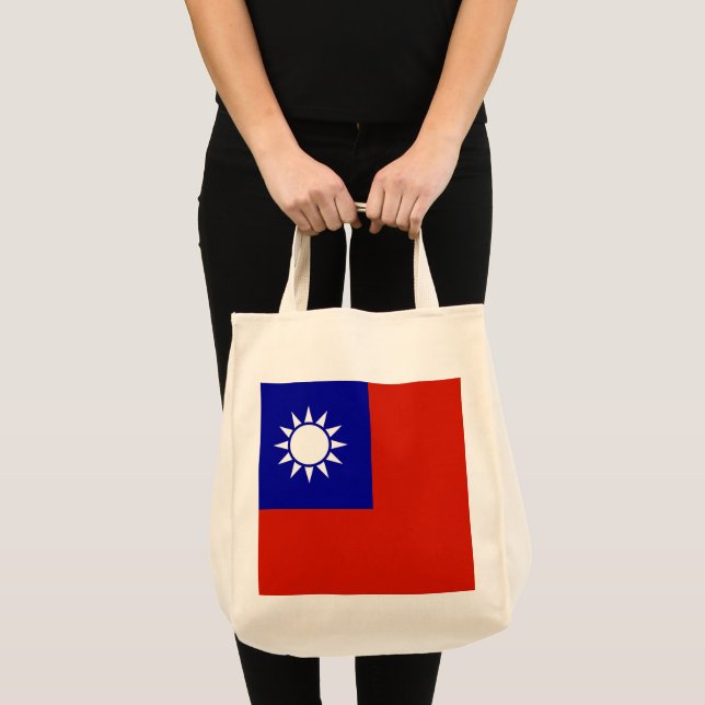 Tote Bag Drapeau taïwanais (Devant (produit))