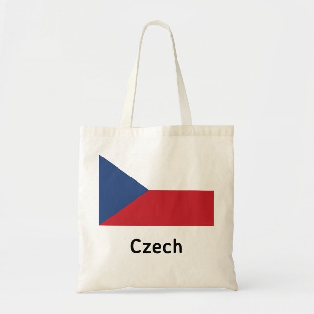Tote Bag Drapeau tchèque (Devant)