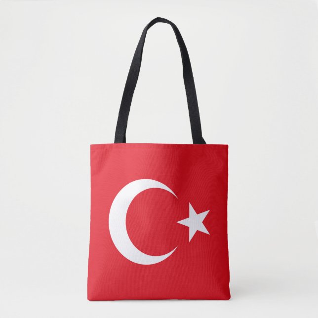 Tote Bag Drapeau turc (Devant)