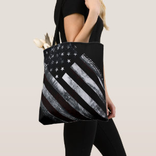 Tote Bag Drapeau vintage industriel américain