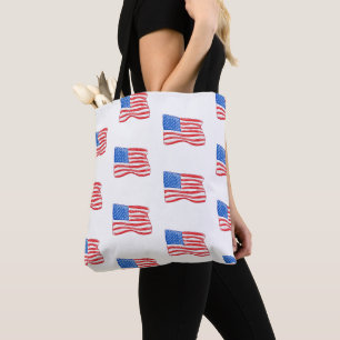 Tote Bag Drapeaux américains