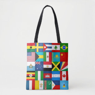 Tote Bag Drapeaux cool Du Monde De La Mode