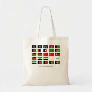 Tote Bag Drapeaux historiques de l'Afghanistan