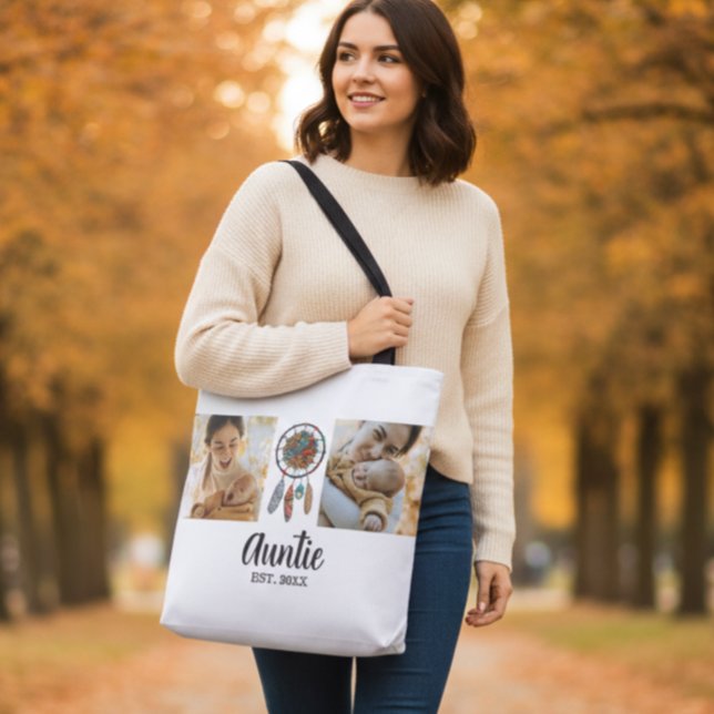 Tote Bag Dream Catcher Auntie Established Script 2 Photo (Créateur téléchargé)