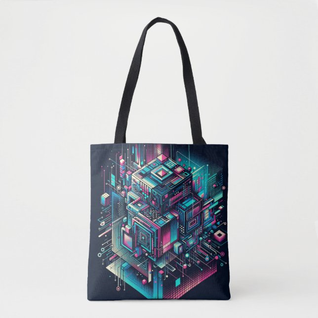 Tote Bag Dreamscape Cybernétique (Devant)