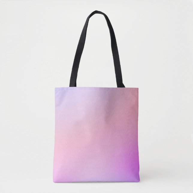 Tote Bag Dreamy Cotton Candy Pastel Gradient (Devant)