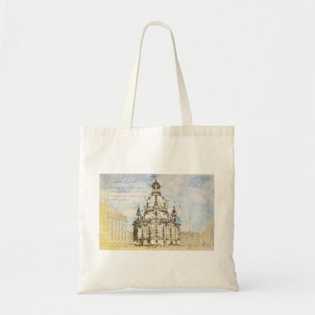 Tote Bag Dresden Frauenkirche (Devant)
