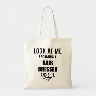 Tote Bag Dresser Cheveux Diplômes Cadeaux Beautician Idée c