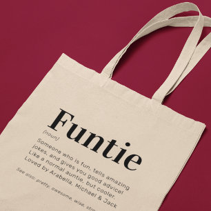 Tote Bag Drôle Amusant Tante Funtie