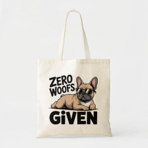 Tote Bag Drôle Bouledogue Français Antisocial Amateur de Ch