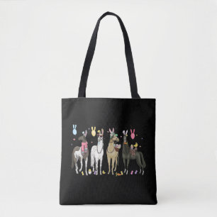 Tote Bag Drôle Cheval Pâques Jour ferme Animal mignonne Bun