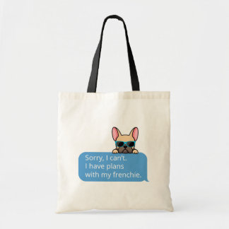 Tote Bag Drôle Chien de taureau français
