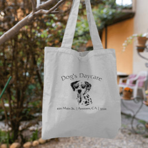 Tote Bag Drôle Dalmatien Chien d'affaires