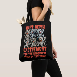 Tote Bag Drôle Dancing Mummies Rapt avec excitation