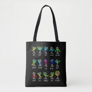 Tote Bag Drôle de danse d'algèbre Fonction Prof de maths Ge