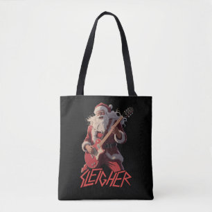 Tote Bag Drôle de groupe de métal de traîneau rock Santa No