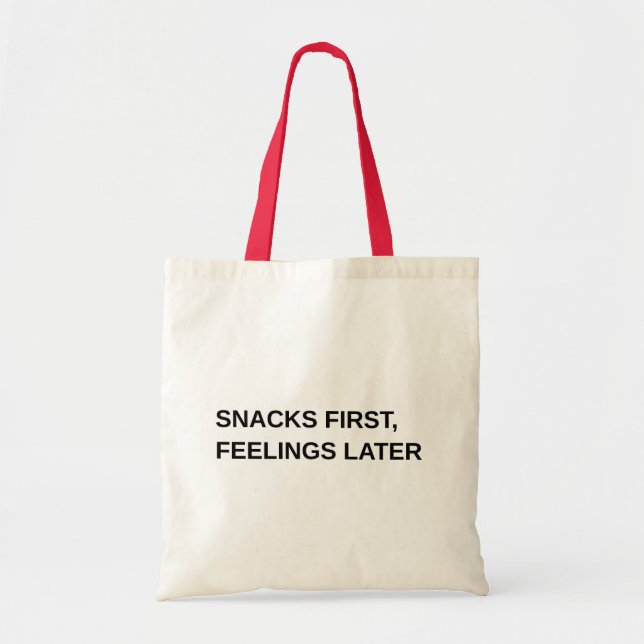 Tote Bag Drôle de la typographie moderne minimaliste grand  (Devant)