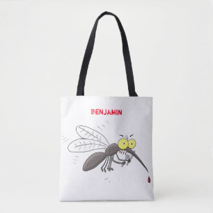 Tote Bag Drôle dessin d'insecte moustique