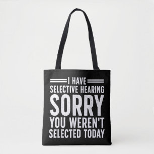 Tote Bag Drôle Dit Art Pour Les Gens Sarcastiques Hommes Fe
