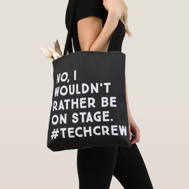Tote Bag Drôle gestionnaire de scène et devis de vie d'équi (De près)