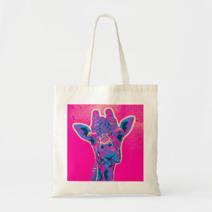 Tote Bag Drôle Giraffe Sticking out son langue