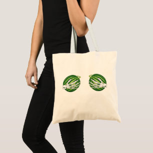 Tote Bag Drôle Halloween Squelette mains tenant Melons