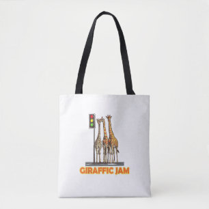 Tote Bag Drôle Jam de la Giraffe de Pun