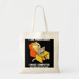 Tote Bag Drôle Je suis Programmeur Programmer Coding Nerd S