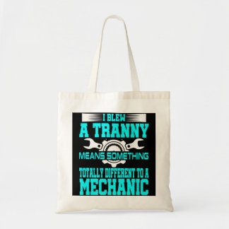 Tote Bag Drôle Mécanique Gag Cadeau Offensive Aéronef Humou