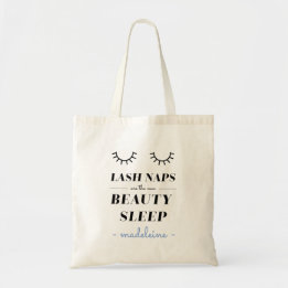 Tote Bag Drôle mignon Citation Lash Nap Fourre-tout