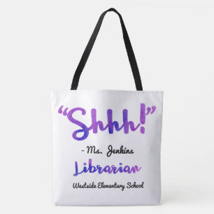 Tote Bag Drôle personnalisé Shhh ! Citation de