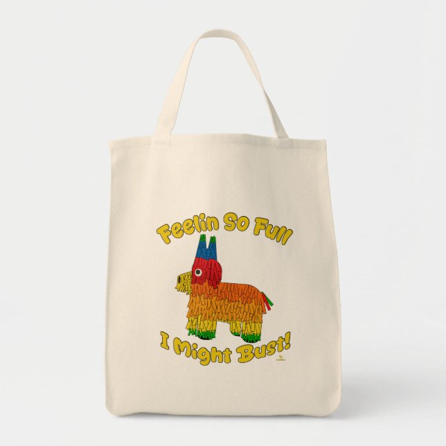 Tote Bag Drôle Pinata Pleine Fête de dessin Temps Epic Joie (Devant)