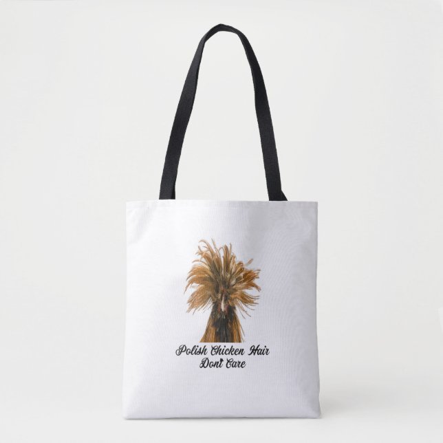 Tote Bag Drôle Polonais Poulet Polonais Poulet (Devant)