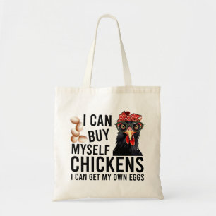 Tote Bag Drôle Poulet Dit