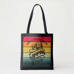 Tote Bag Drôle slogan de l'équipe de camping fun camper ami