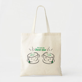 Tote Bag Drôle Tu es mon meilleur thé, Tu es ma bestie