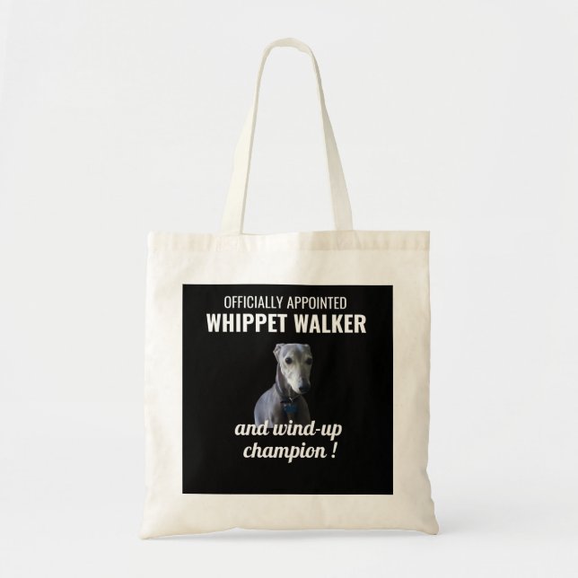 Tote Bag drôle whippet walker liquidation cadeau pour les a (Devant)