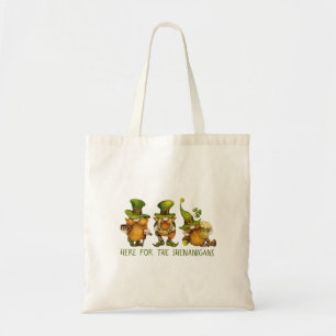 Tote Bag Drôles de gnomes irlandais Shenanigans St Patrick'