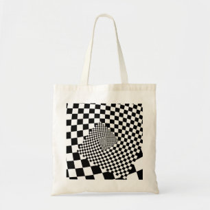 Tote Bag Droste À damiers Spiral