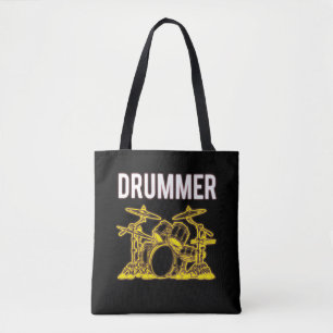 Tote Bag Drummer Drummer Musician Drumsticks