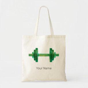 Tote Bag Dumbbell Retro Bodybuilder Salle De Fitness Ou Coa