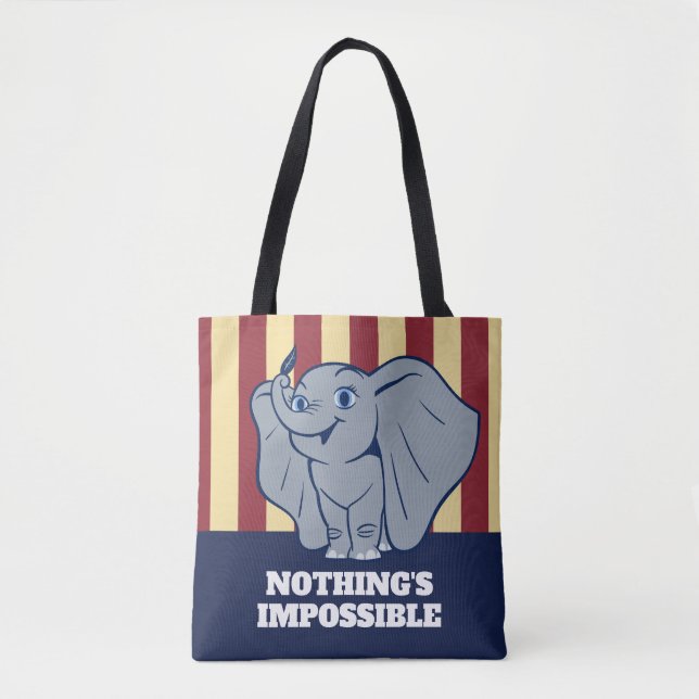 Tote Bag Dumbo| Dédouanement du dessin humoristique (Devant)