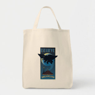 Tote Bag Dumbo   Dreamland "Believe" Attraction Art