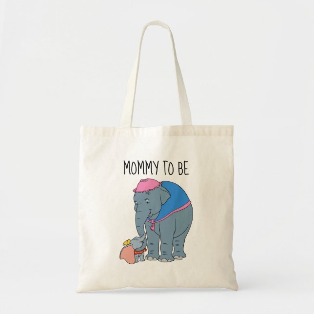 Tote Bag Dumbo et sa mère | Maman à être (Devant)