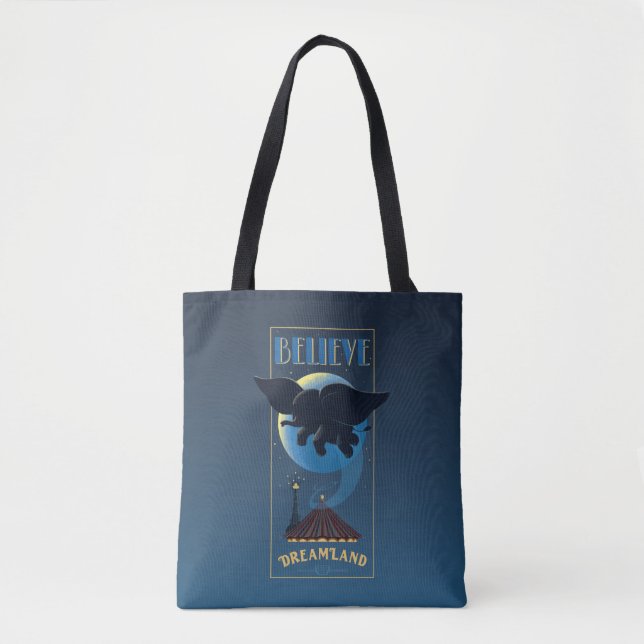 Tote Bag Dumbo| L'art d'attraction "Croyez-vous" de Dreamla (Devant)