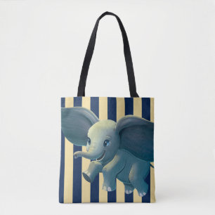 Tote Bag Dumbo  L'Art Peint Dumbo Volant