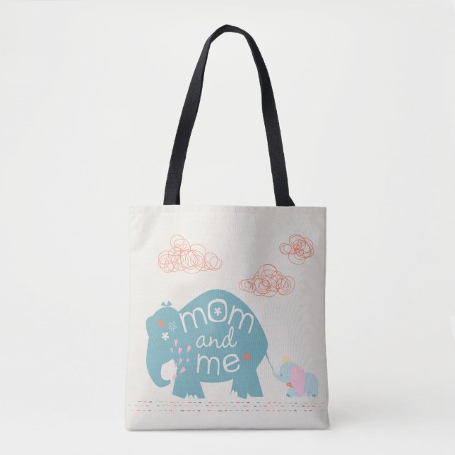 Tote Bag Dumbo| Maman et moi (Devant)
